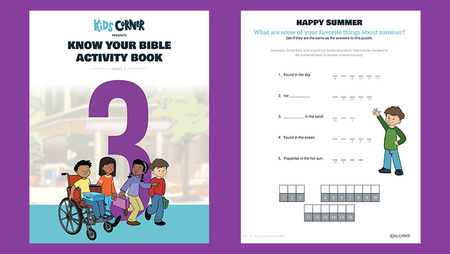 Know Your Bible Activity Book, Part 3!