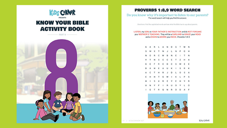 Know Your Bible Activity Book, Part 8!