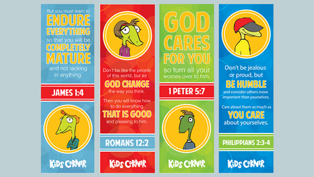 bible verse bookmarks kids corner